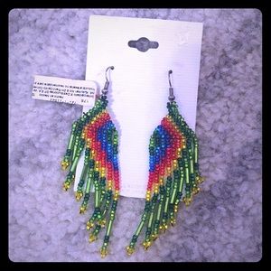 Rainbow Earrings: Made in Mexico